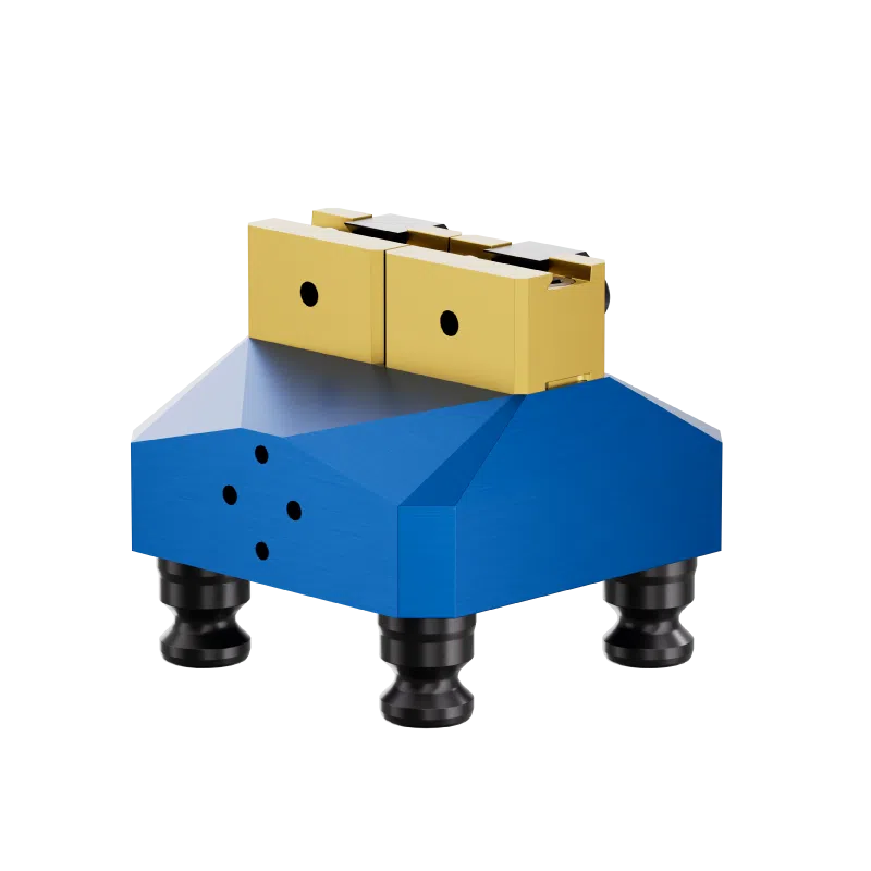 52mm RockLock with 2DM12 Dovetail Fixture - CNC Workholding Solutions