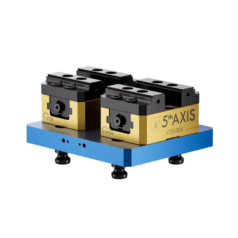 2x Small Self-Centering Vise Top Tooling - CNC Workholding Solutions
