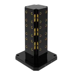 400mm x 400mm x 638mm) RockLock Tombstone, 4 Face Cast Iron - CNC