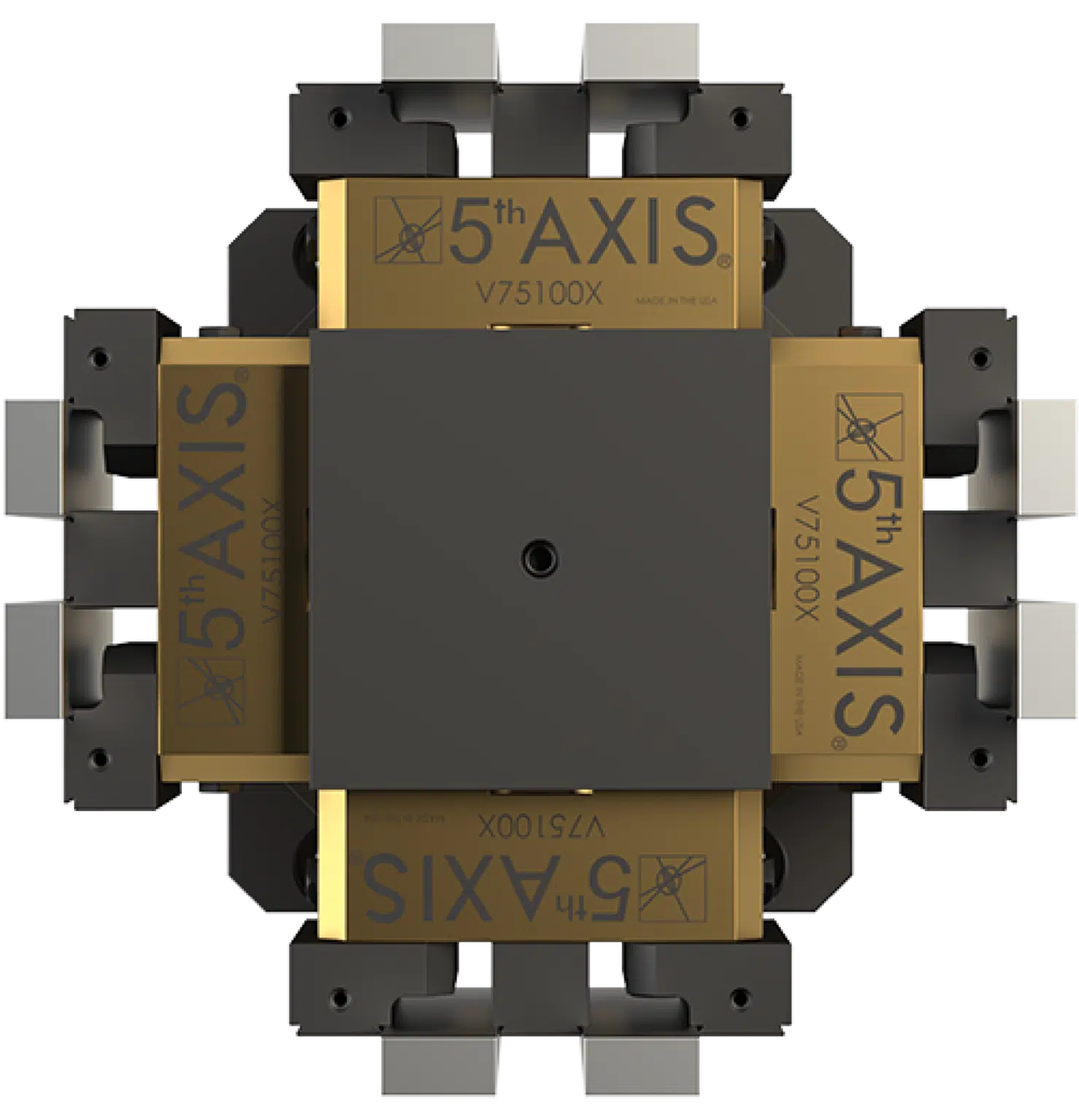 400mm x 400mm x 638mm) RockLock Tombstone, 4 Face Aluminum - CNC